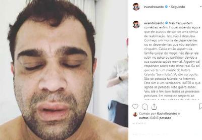 Humorista Evandro Santo é agredido após show em São Paulo