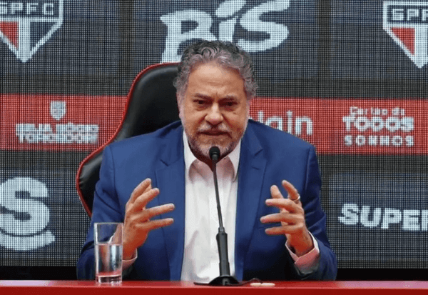 Imagem da notícia: "Fui até o fim": Presidente do São Paulo se diz vítima de armação em mensagem a amigos e conselheiros