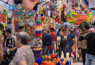 Comerciantes esperam aumento de 15% nas vendas durante o carnaval
