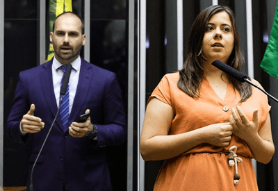 Deputada pede que PGR apure supostos 'atos conspiratórios' de Eduardo Bolsonaro após tarifaço de Trump