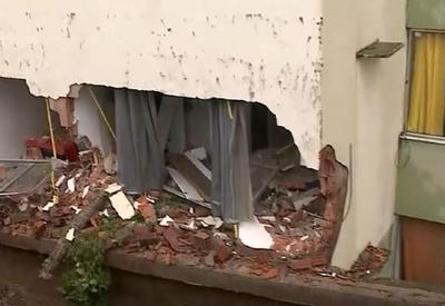 Muro desaba e atinge prédios do Minha Casa, Minha Vida em São Luís
