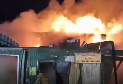 Incêndio em abrigo na Sibéria mata 22 pessoas
