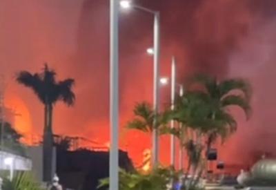 Explosão provoca incêndio em fábrica da Braskem na Bahia 