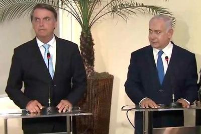 Jair Bolsonaro encontra o primeiro-ministro de Israel no Rio de Janeiro