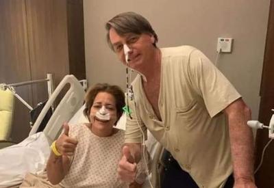 Mario Frias publica foto de Bolsonaro "visitando" paciente em hospital