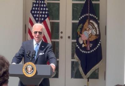 "De volta ao Salão Oval", diz Biden após testar negativo para a covid-19
