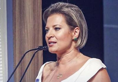 Joice Hasselmann (PSL) vota em São Paulo