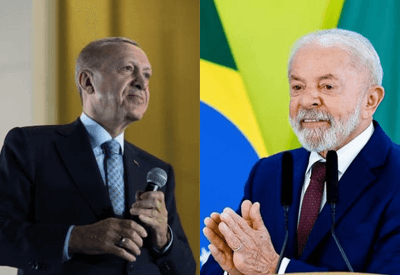 Lula conversa sobre paz em Gaza com presidente da Turquia