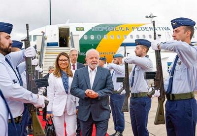 Lula desembarca em Portugal em 1ª viagem à Europa neste mandato