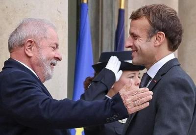 Lula parabeniza Macron pela vitória no 2º turno das eleições na França