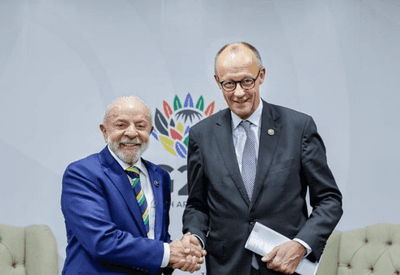 Após críticas a Belém, Lula se reúne com chanceler alemão