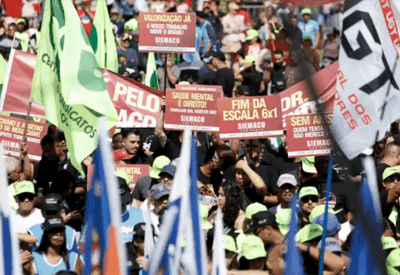 Trabalhadores se mobilizam no 1º de Maio por reajustes, direitos e justiça social 