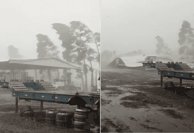 Tornado destelha cerca de 300 casas em cidade do RS