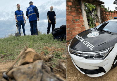 Polícia encontra cemitério clandestino em Belford Roxo, na Baixada Fluminense