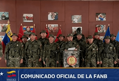 Militares da Venezuela reconhecem Delcy Rodríguez como presidente interina