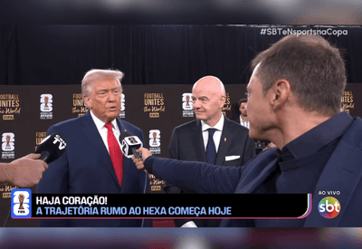 Trump fala ao SBT sobre Copa do Mundo