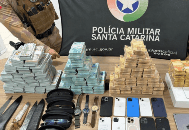 Foragido é preso com mais de R$ 5 milhões em Santa Catarina