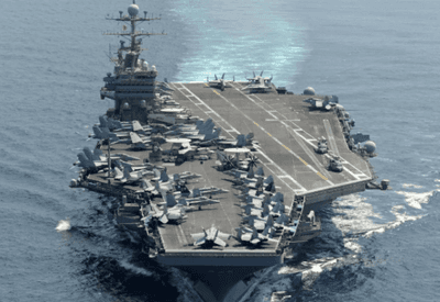 Irã diz ter lançado mísseis balísticos contra porta-aviões dos EUA no Oriente Médio
