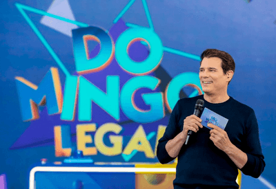 Claudia Leitte agita o palco do Domingo Legal ao vivo neste domingo (5)