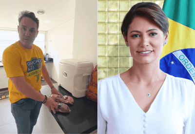 Michelle nega que deputado fez churrasco para Bolsonaro, e parlamentar pede desculpa
