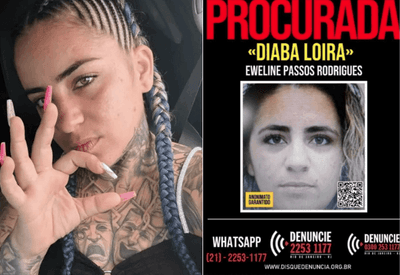 Traficante "Diaba Loira" é encontrada morta no Rio