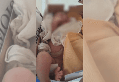 Bebê abandonado em caixa de sapatos no lixo é encontrado por adolescentes, no Rio Grande do Norte