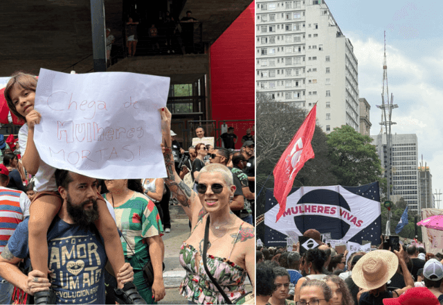 Manifestantes vão às ruas contra o feminicídio em diversas cidades do país