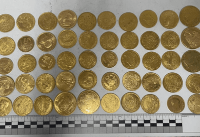 Homem é preso com 50 moedas de ouro no Aeroporto Salgado Filho, em Porto Alegre