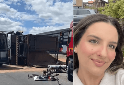 Jovem soterrada por carga de serragem recebe alta no RS