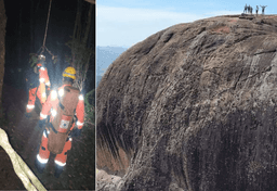 imagem da notícia Mulher morre ao praticar rapel na Pedra do Elefante, em Minas