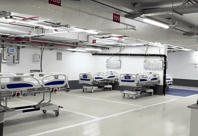 Hospitais israelenses realocam alas para o subsolo após ataque do Irã
