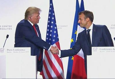 Macron negocia encontro entre Trump e  líder do Irã