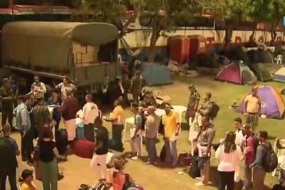 Mais de cem venezuelanos são levados para São Paulo nesta quinta