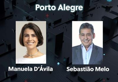 Sebastião Melo e Manuela D'Ávila disputam 2º turno em Porto Alegre