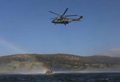 Marinha envia helicóptero para ajudar nas buscas por desaparecidos