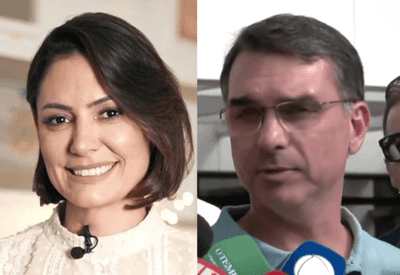 Natal dos Bolsonaros é marcado por movimentos distintos de Flávio e Michelle