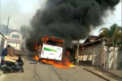 Minas Gerais registra ataques a ônibus em 17 cidades