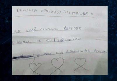 "Minha super policial", diz criança em carta para delegada que prendeu seu abusador