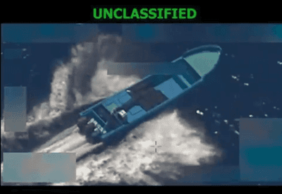 EUA bombardeiam barco que navegava próximo à costa da América do Sul