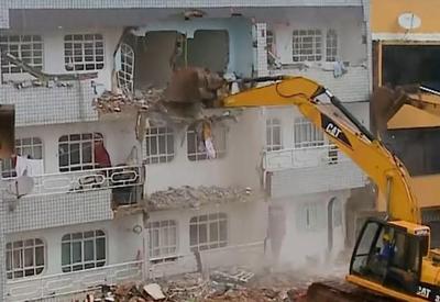 Vídeo: prédio desaba parcialmente no Distrito Federal