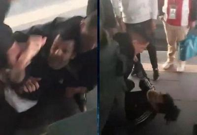 RS: rapaz é agredido por seguranças em estação de trem em Porto Alegre