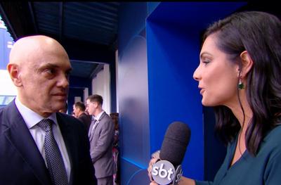 'Em era de desinformação, é fundamental ter um canal sério como o SBT News', diz Moraes