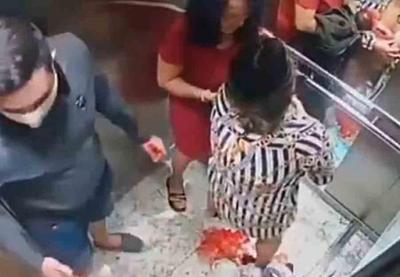 Vídeo: mulher dá à luz dentro de elevador no Rio de Janeiro