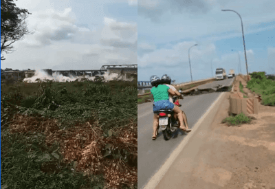 Flagrante: veja queda de ponte entre Tocantins e Maranhão; ao menos duas pessoas morreram