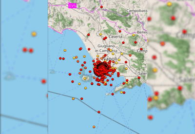 Novo terremoto atinge área de supervulcão na Itália