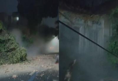 Casarão histórico no Centro do Rio desaba; veja imagens de segundos após o acidente