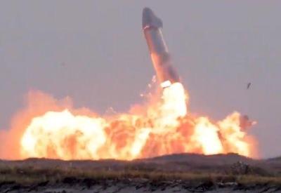Protótipo de foguete da SpaceX explode após pouso; ASSISTA AO VÍDEO