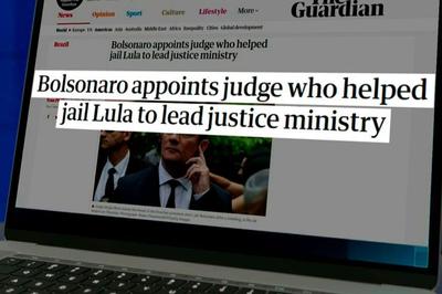 O anúncio do nome de sérgio Moro para o Ministério da Justiça repercutiu na imprensa internacional