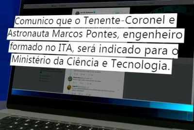 O presidente eleito Jair Bolsonaro confirmou pelas redes sociais o nome de mais um ministro