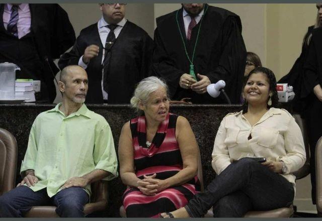 Os Canibais de Garanhuns, Jorge Beltrão, Isabel Cristina e Bruna Oliveira Silva, condenados por homicídio. Foto: HÉLIA SCHEPPA/ACERVO JC IMAGEM